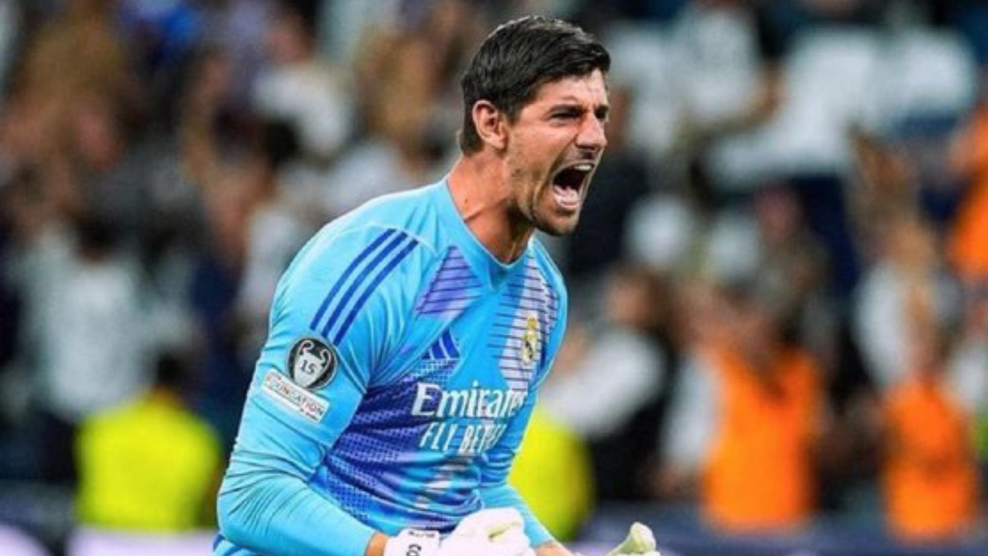 Courtois celebra su regreso