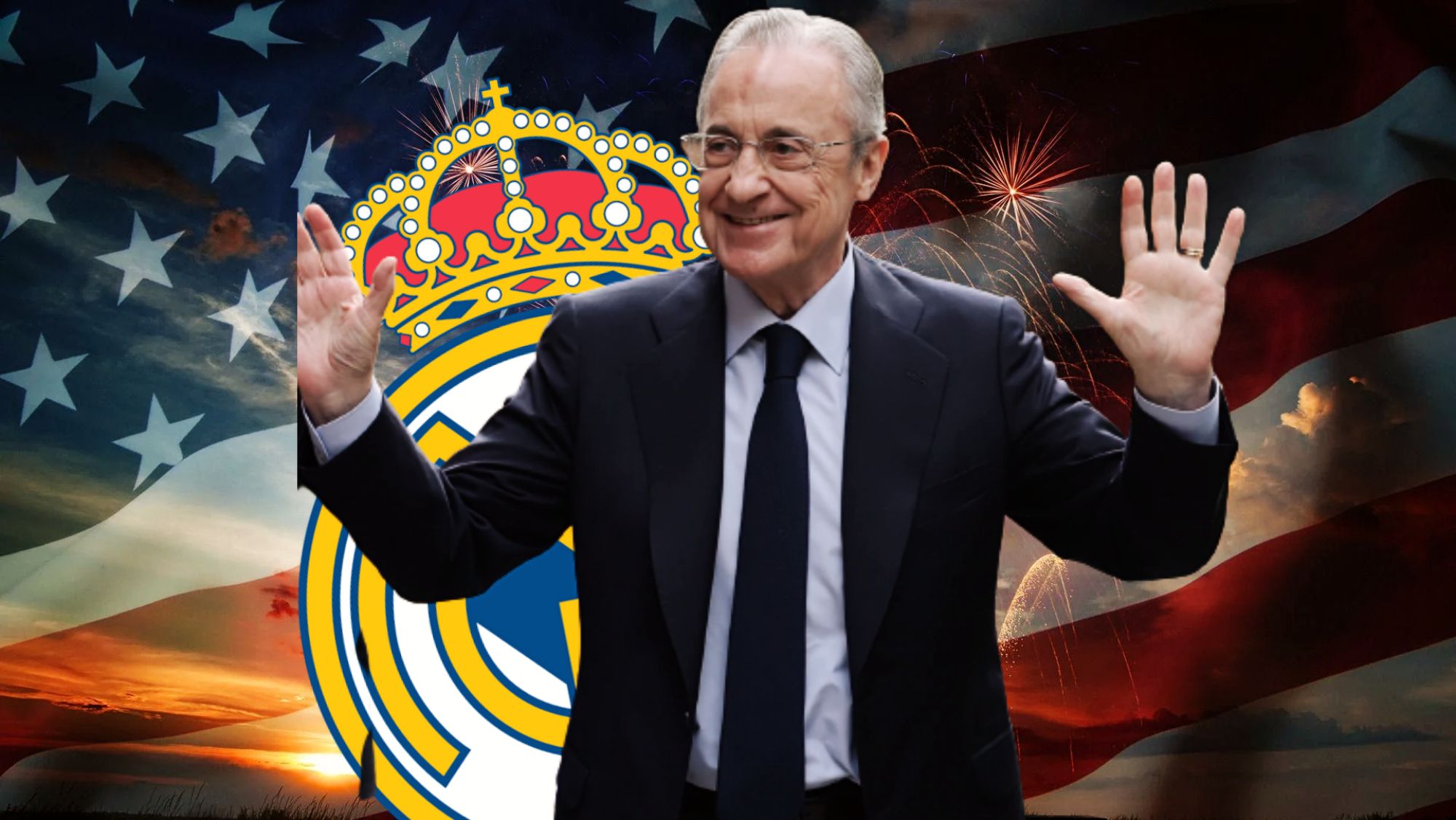 Florentino Pérez hace historia en Estados Unidos