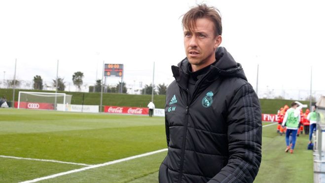 Guti en su etapa como entrenador en la cantera del Real Madrid. Guti en su etapa como entrenador en la cantera del Real Madrid.