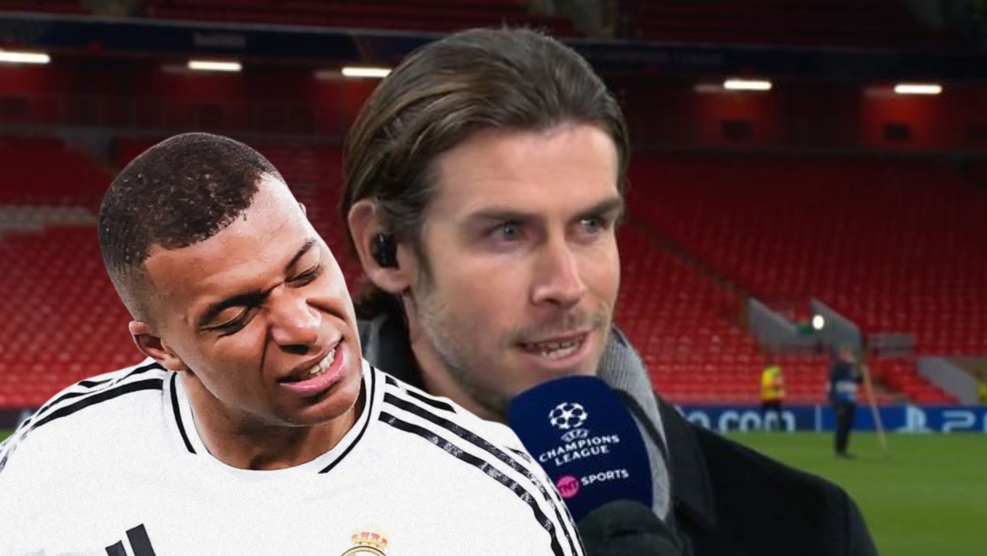 Gareth Bale con Mbappé