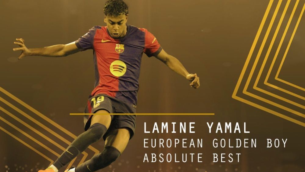Lamine Yamal se ha hecho con el Golden Boy de este año. Lamine Yamal se ha hecho con el Golden Boy de este año.