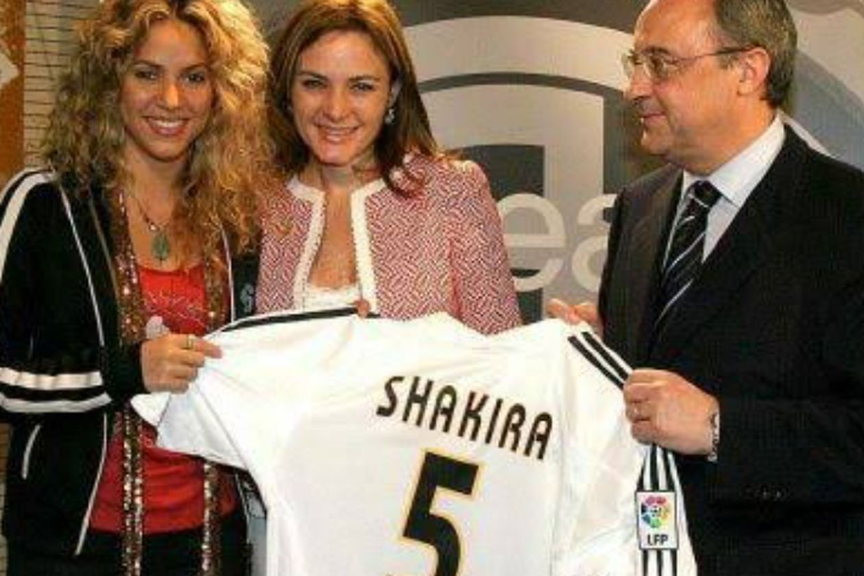 Florentino Pérez y Shakira