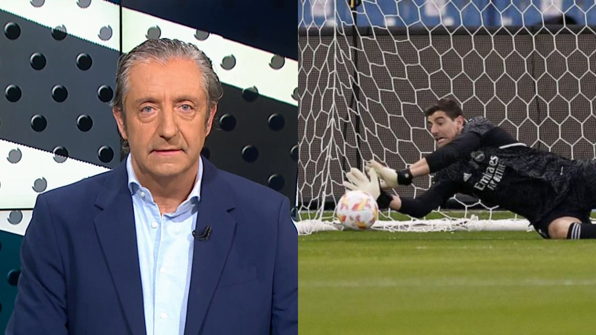 Pedrerol quiso 'cargarse' a Courtois del Real Madrid y poner a otro portero