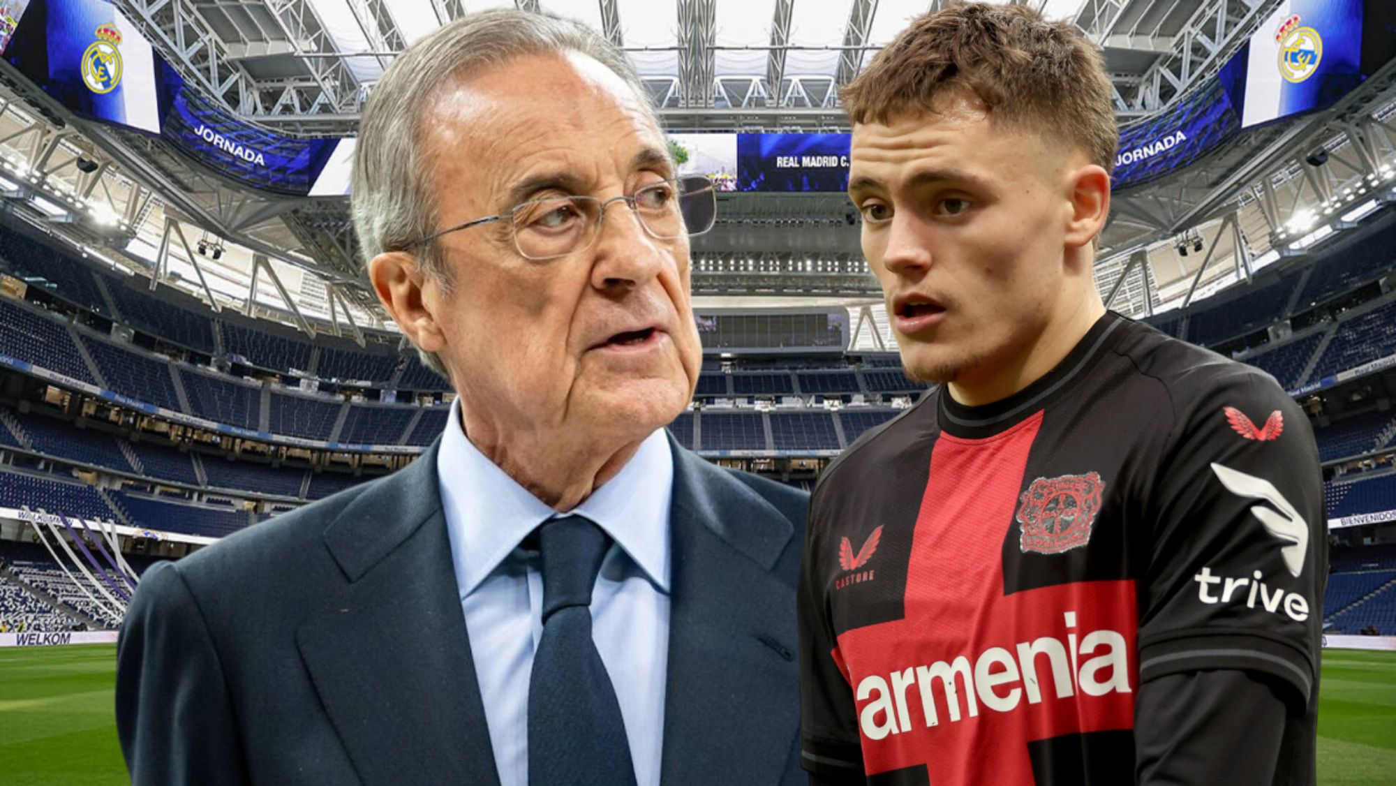 Esta es la posición que tiene el Real Madrid para fichar a Florian Wirtz