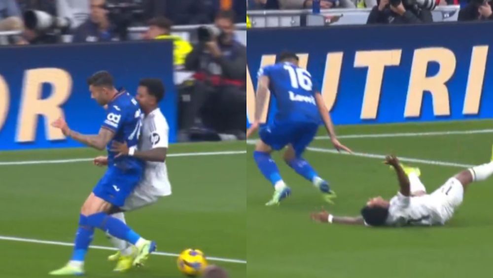 Penalti no pitado de Diego Rico a Rodrygo Penalti no pitado de Diego Rico a Rodrygo