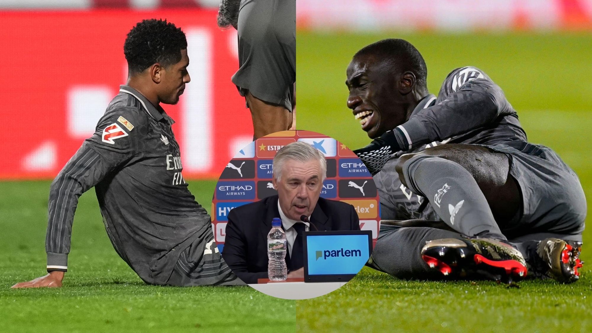 Lesiones de Bellingham y Mendy, en círculo Ancelotti Lesiones de Bellingham y Mendy, en círculo Ancelotti
