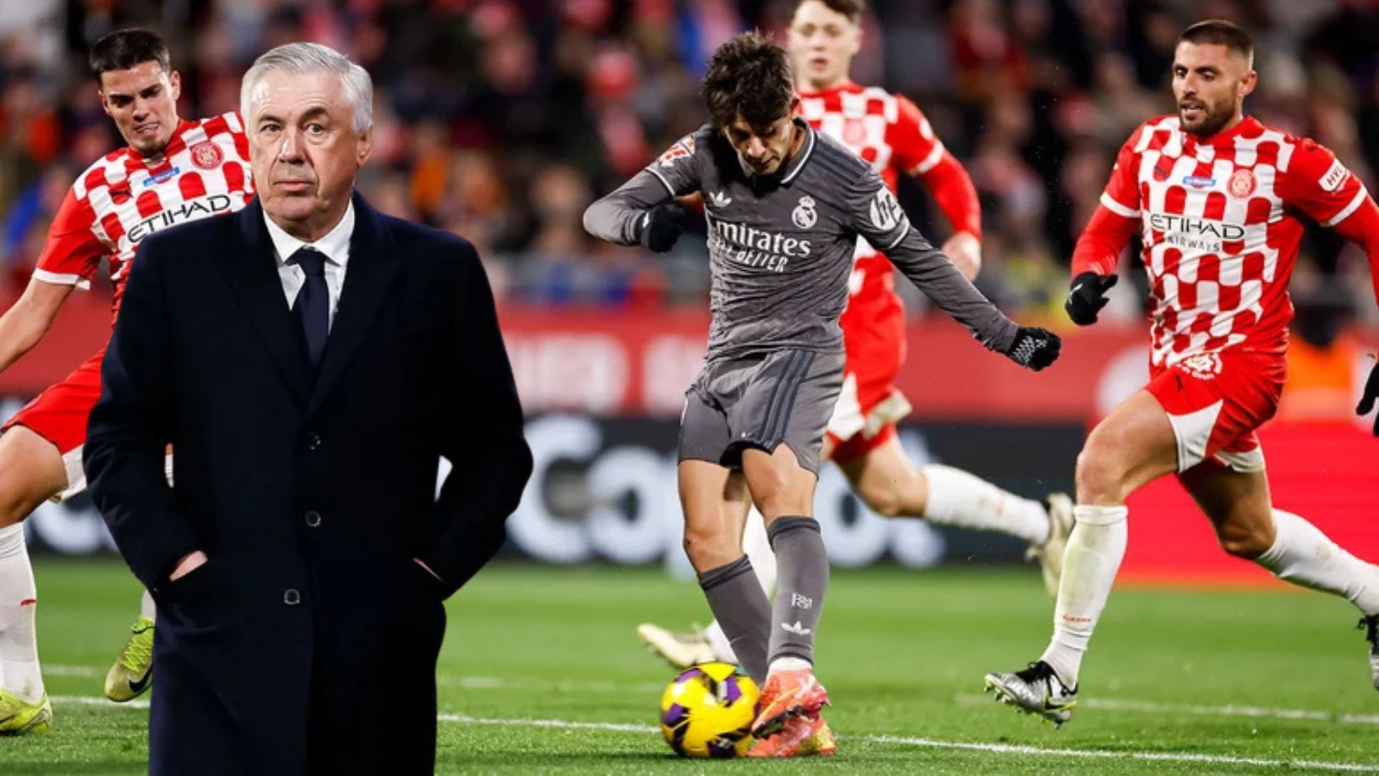 Gol de Arda Güler y Ancelotti Gol de Arda Güler y Ancelotti