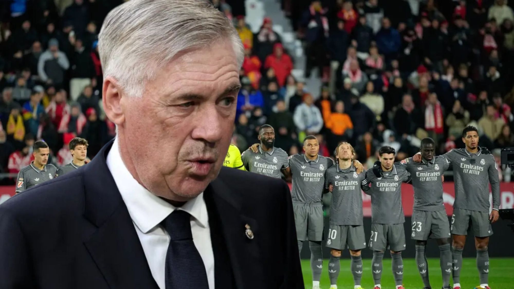 Carlo Ancelotti suma otra mala noticia y tiene otra baja para el partido de Champions del próximo martes contra la Atalanta.