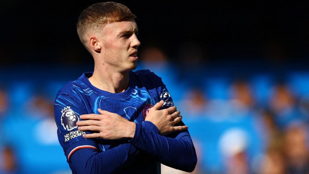 Cole Palmer, celebrando un gol durante esta temporada con el Chelsea. Cole Palmer, celebrando un gol durante esta temporada con el Chelsea.