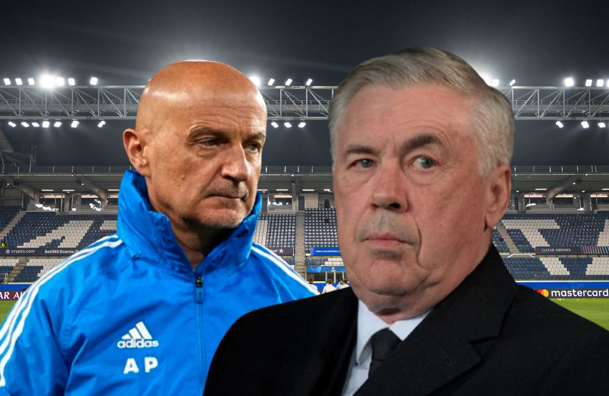 Antonio Pintus, Carlo Ancelotti y un entrenamiento del equipo.