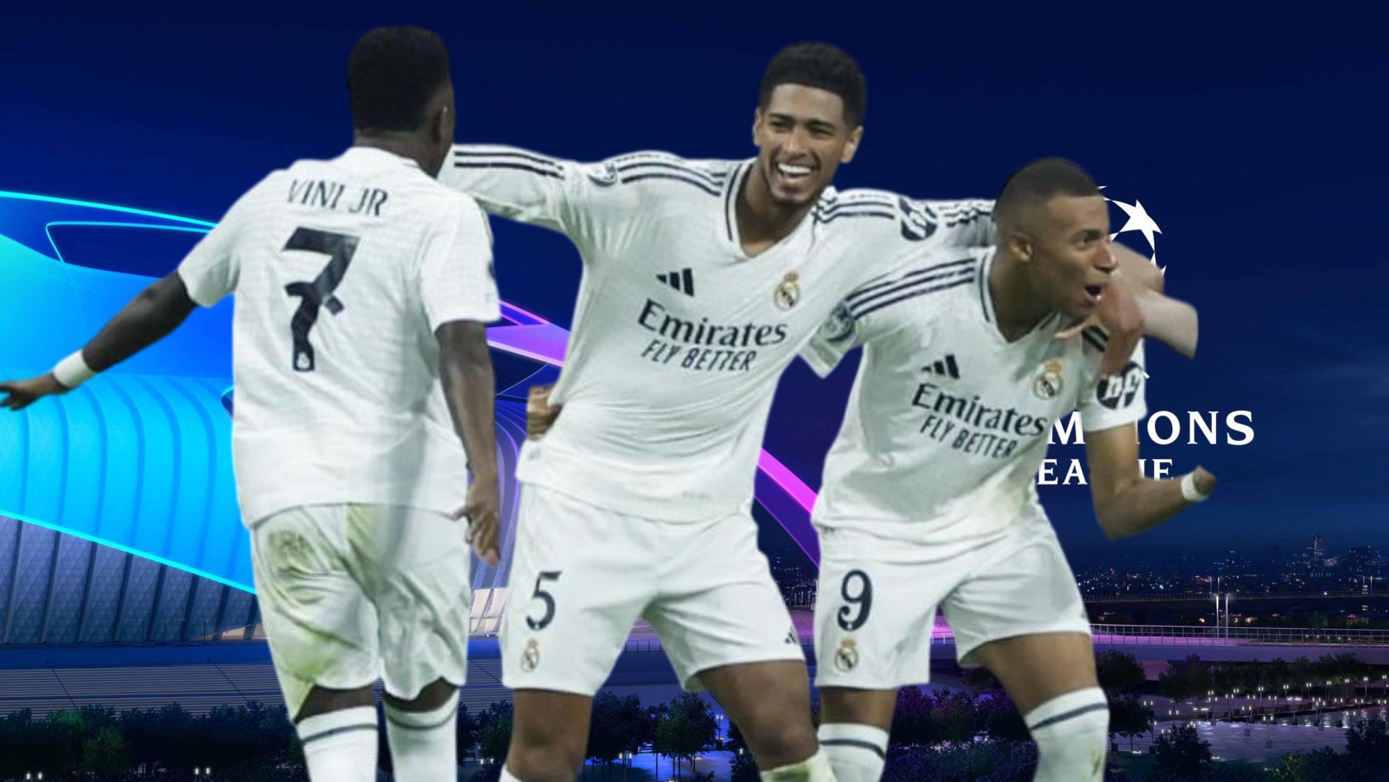 Champions Vinicius Bellingham Mbappé