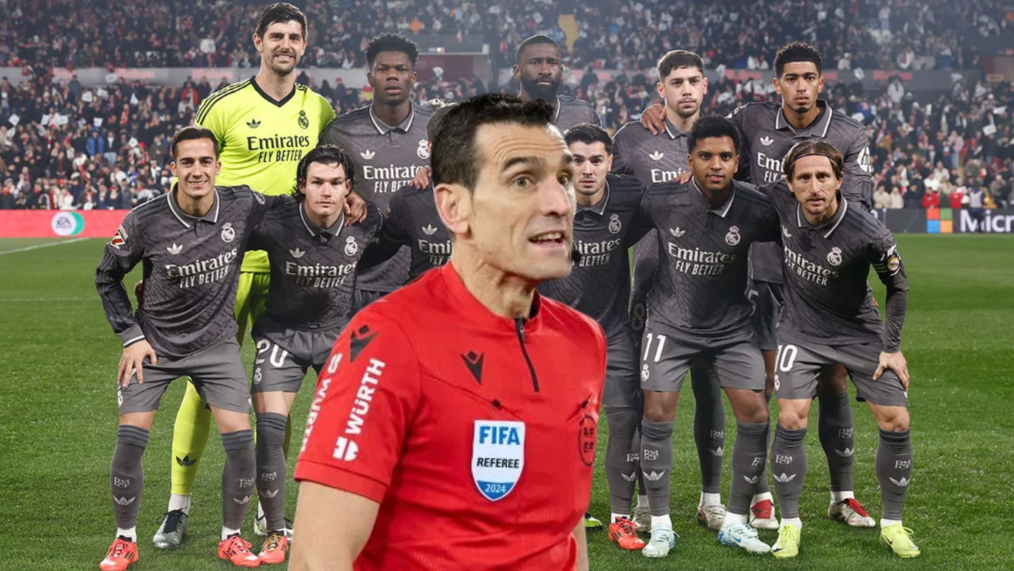 La reacción del vestuario del Madrid contra Martínez Munuera La reacción del vestuario del Madrid contra Martínez Munuera