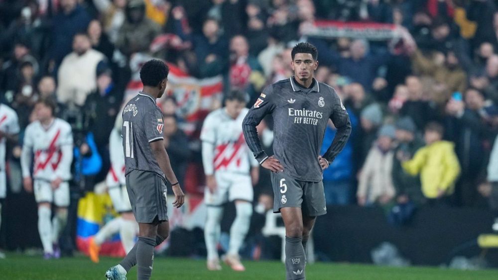 Rodrygo y Jude Bellingham, en el partido ante el Rayo del pasado sábado.