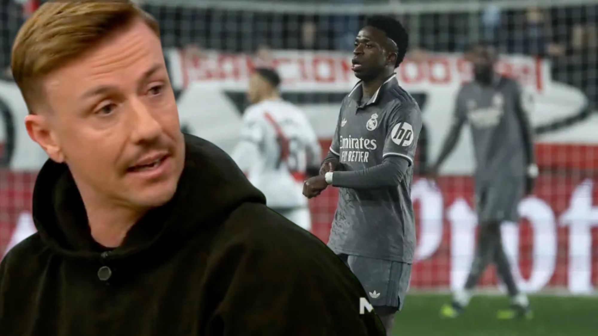 José María Gutiérrez, Guti, ha hablado sobre Vinicius y su último partido con el Madrid en Vallecas.