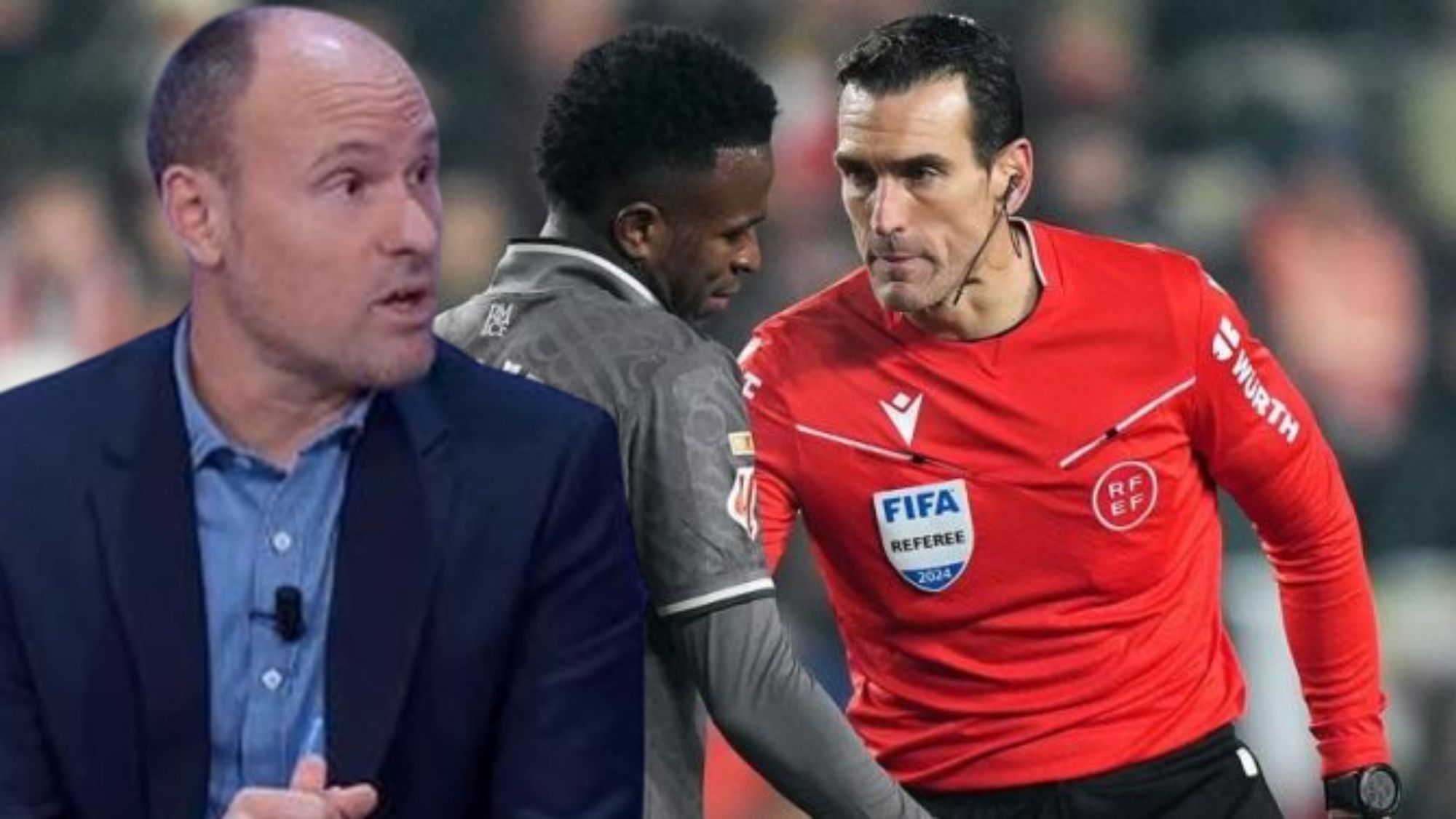 Antonio Mateu Lahoz ha abordado el arbitraje de Martínez Munuera en Vallecas.