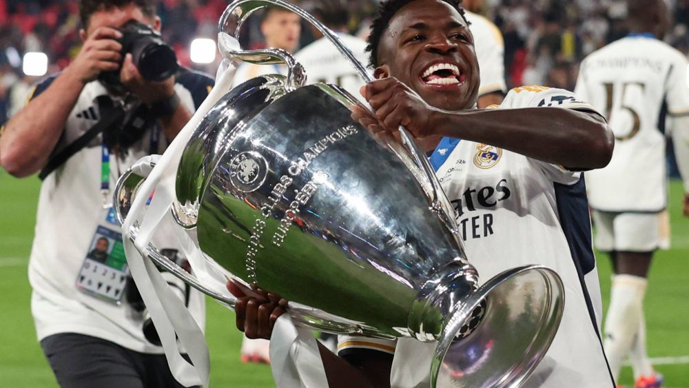 Vinicius con su segunda Champions League Vinicius con su segunda Champions League