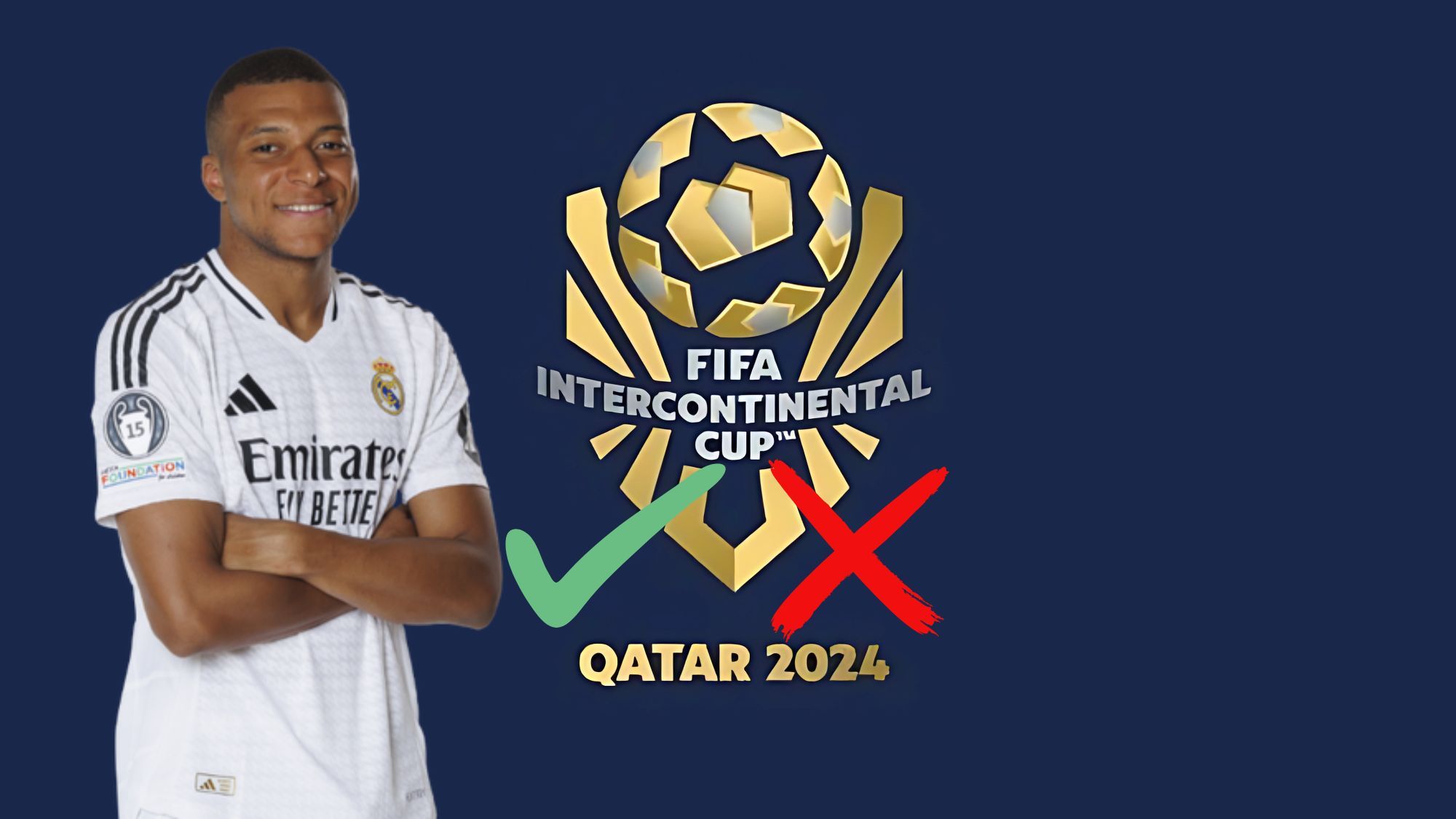 Mbappé Intercontinental Tick cruz