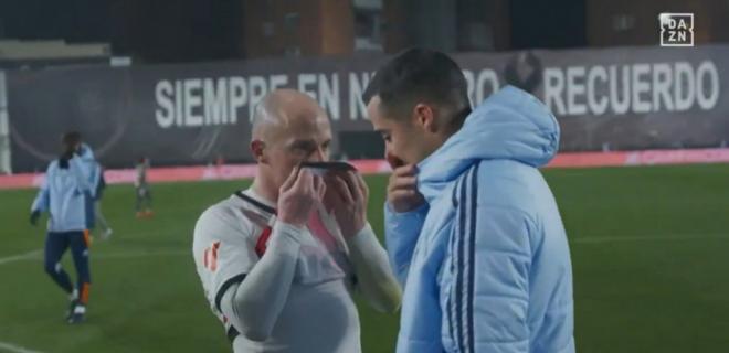 Isi y Lucas Vázquez conversan