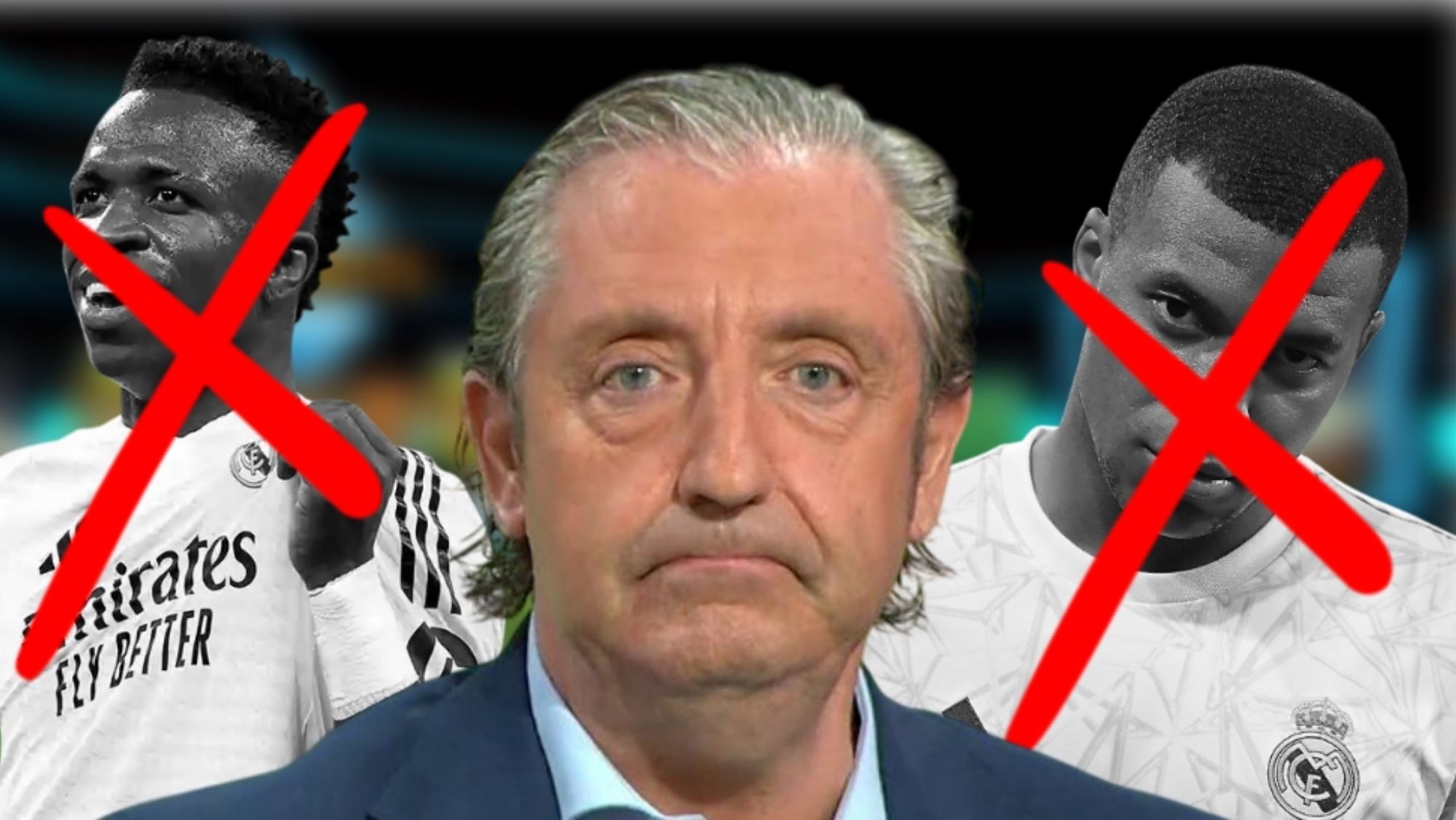 Josep Pedrerol sorprende con su última apuesta y se 'olvida' de Vinicius Junior y Kylian Mbappé.