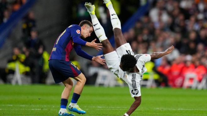 Aurelién Tchouameni, en un partido de esta temporada con el Real Madrid. Aurelién Tchouameni, en un partido de esta temporada con el Real Madrid.