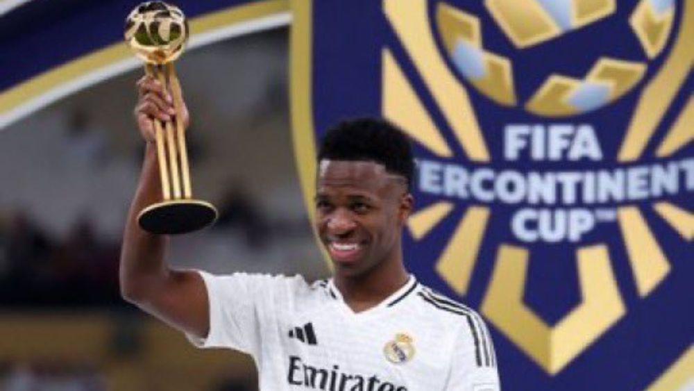 Vinicius Junior, MVP de la final de la Copa Intercontinental Vinicius Junior, MVP de la final de la Copa Intercontinental