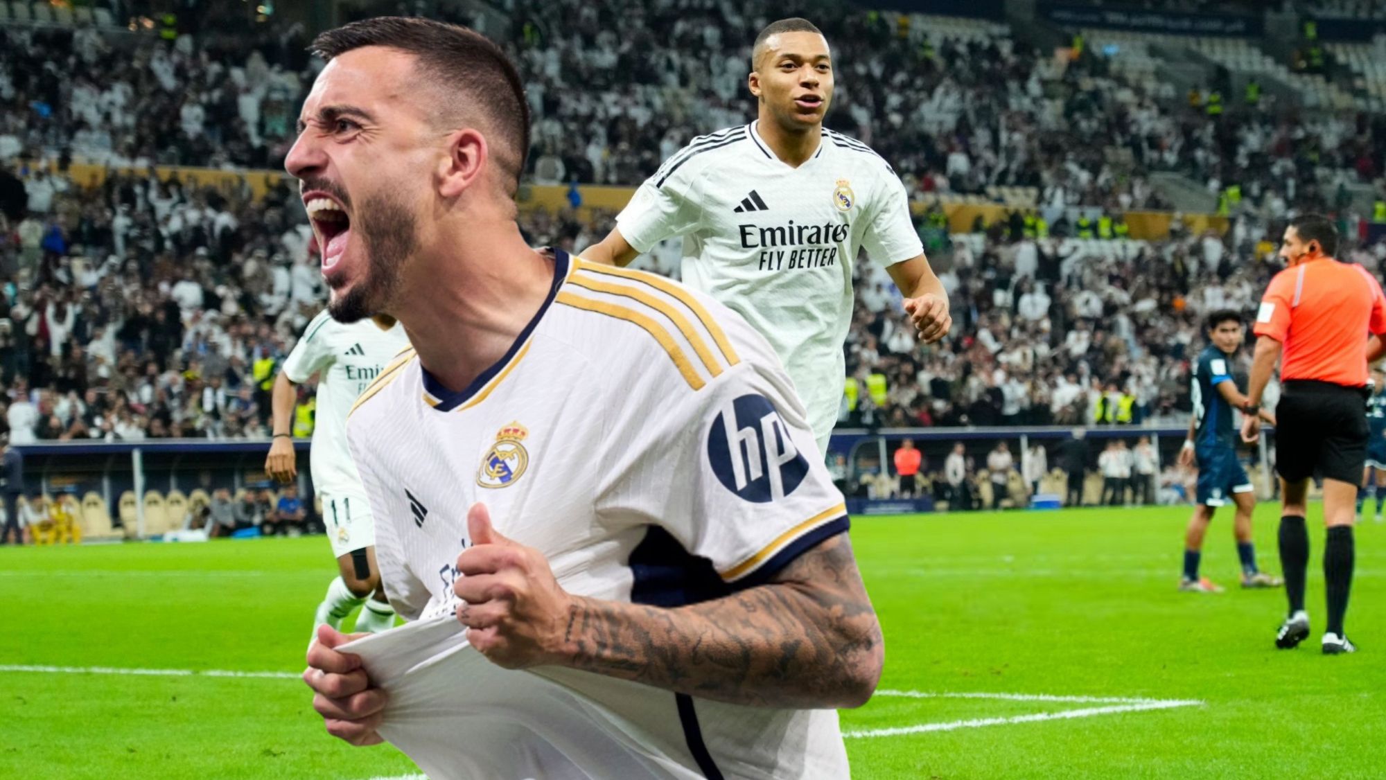 Joselu manda un claro mensaje a Mbappé tras el inicio de temporada del francés.