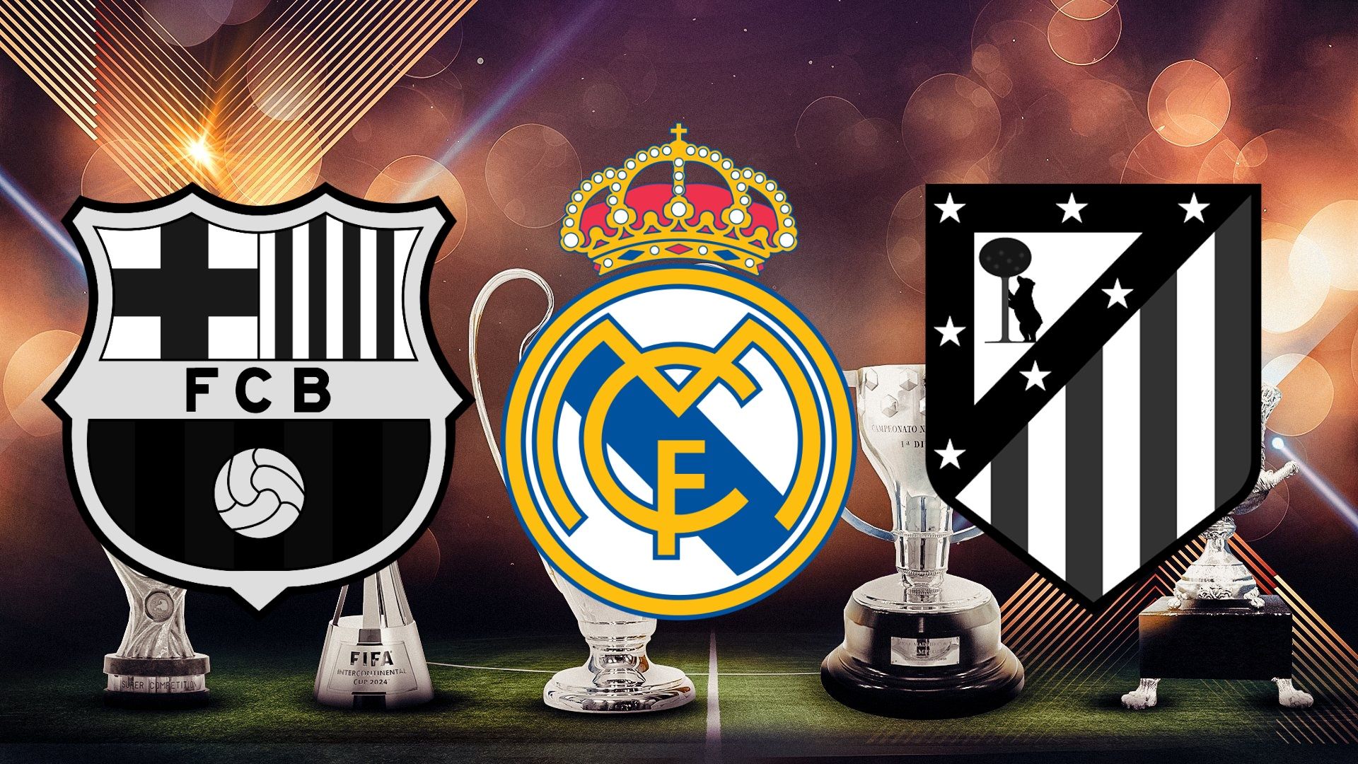 La comparación de títulos entre el Real Madrid, Atlético y Barça que enorgullece a los madridistas.