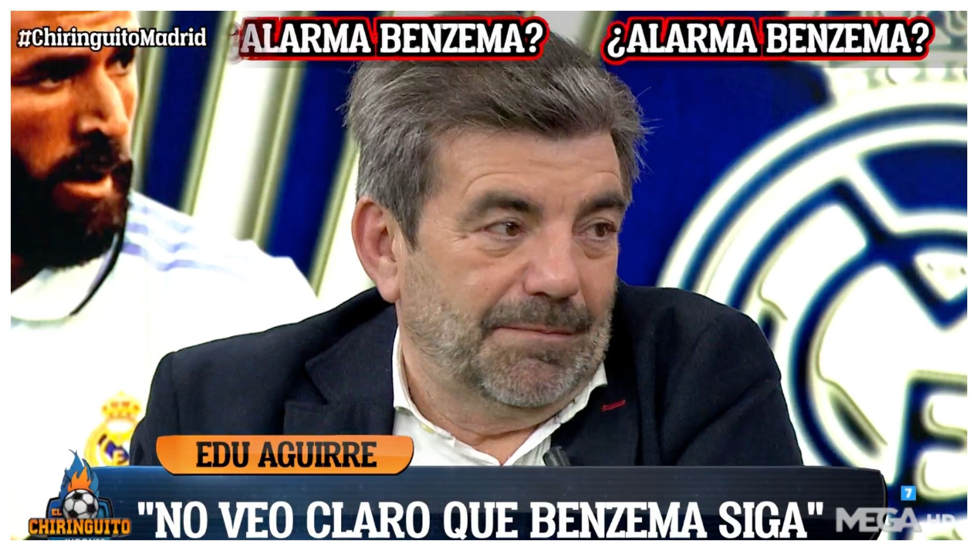 Pedro Bravo ayer en El Chiringuito
