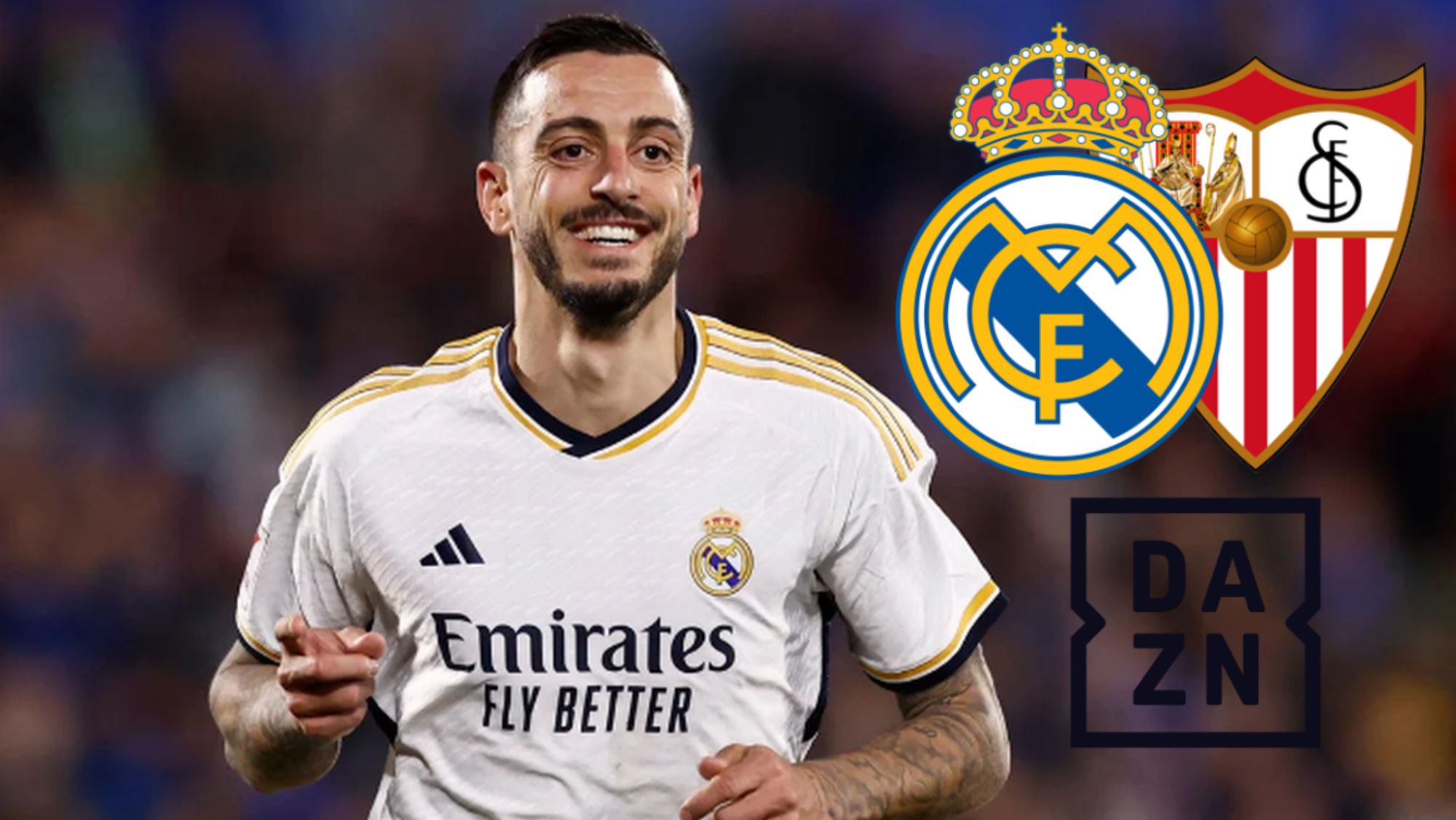 Joselu hará su debut como comentarista en el partido entre el Real Madrid y el Sevilla FC.