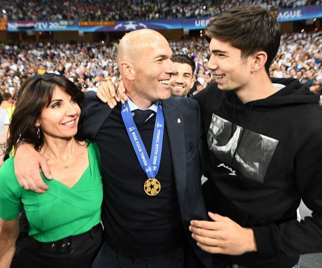Zidane y su familia
