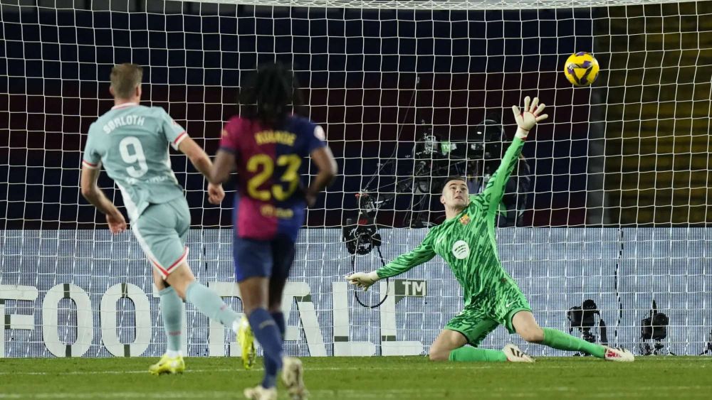 Gol de Sorloth al Barça en el último minuto Gol de Sorloth al Barça en el último minuto