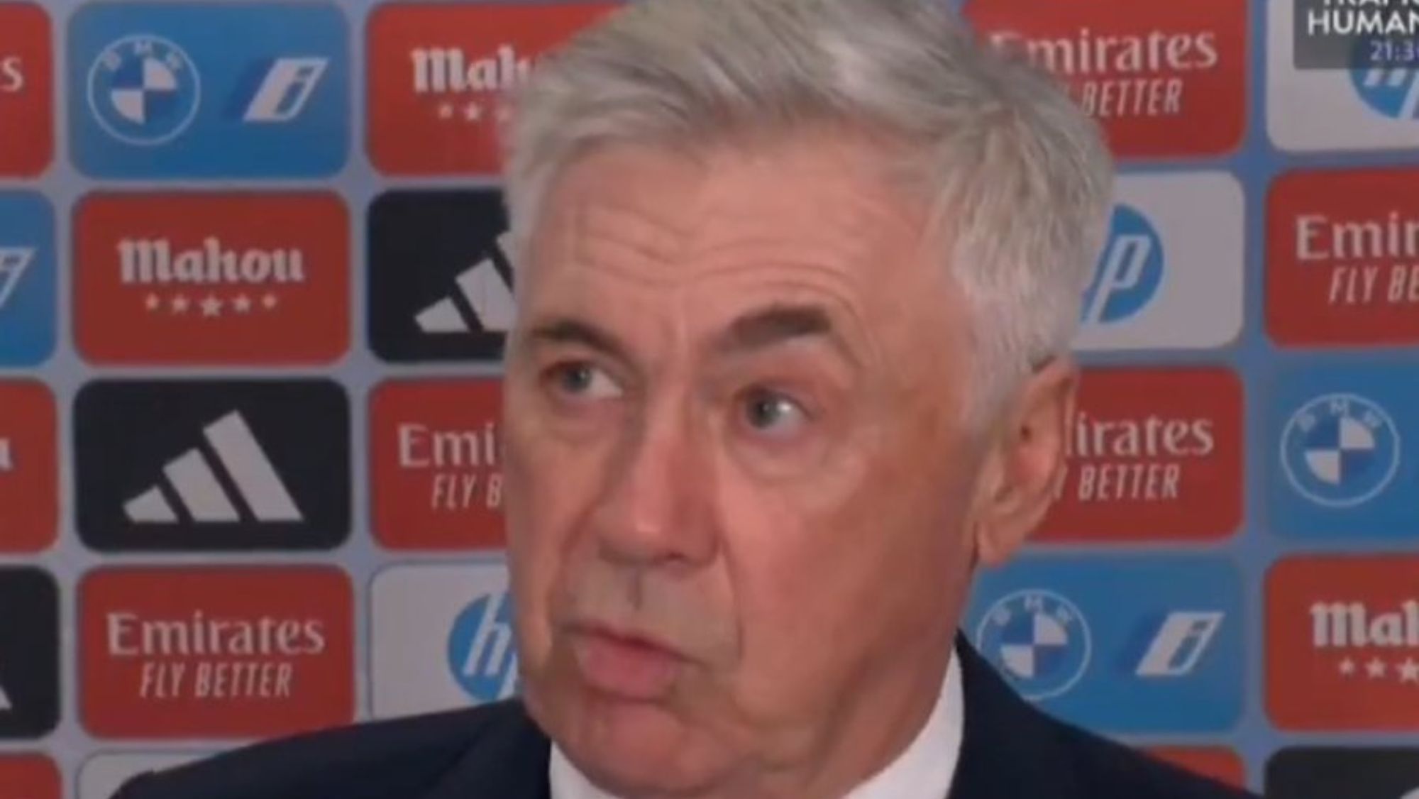 Carlo Ancelotti ha lanzado este mensaje al madridismo después de la victoria contra el Sevilla