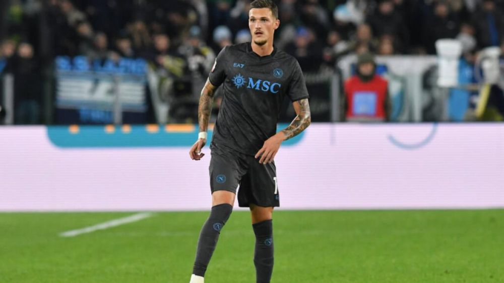 Rafa Marín con el Napoli