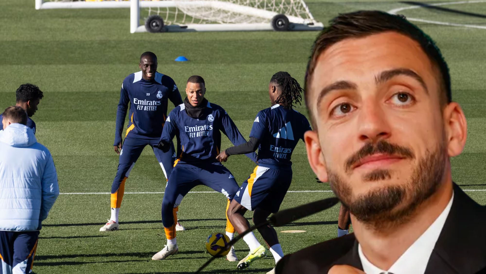 Joselu Mato estuvo presente en el Santiago Bernabéu en la última victoria del Madrid en este 2024.