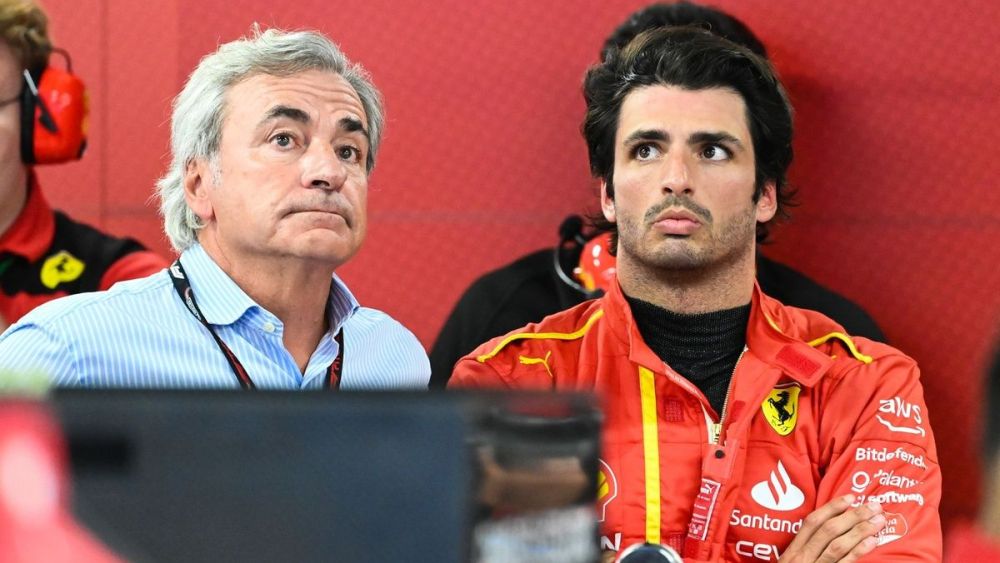Carlos Sainz con su hijo Carlos Sainz con su hijo