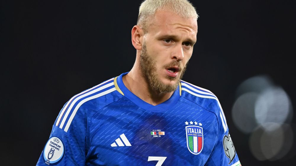 Dimarco con la selección italiana