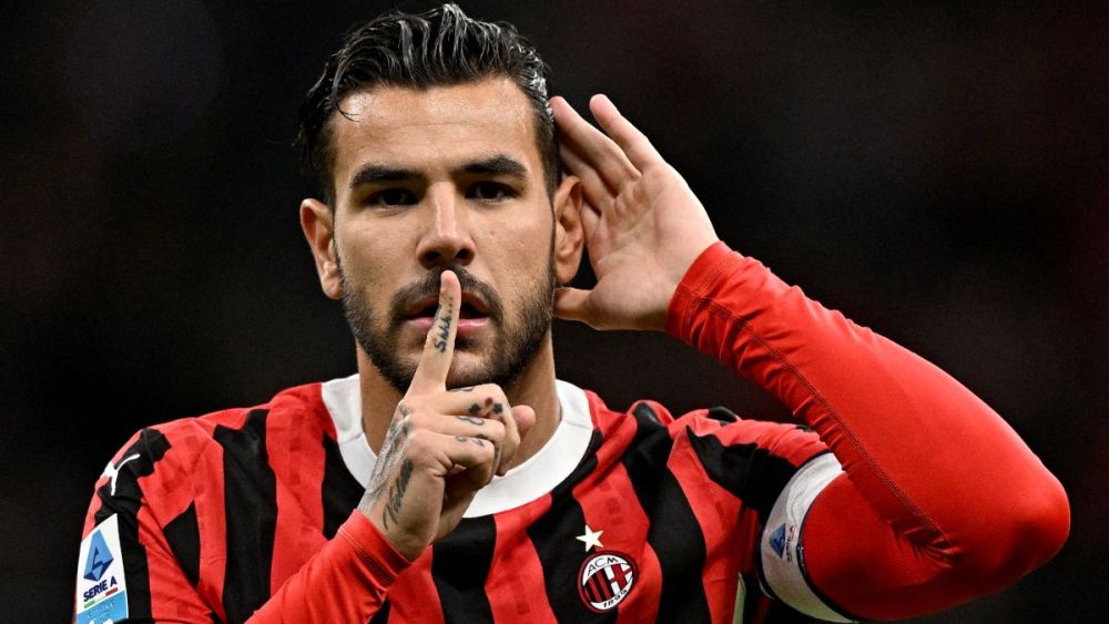 Theo Hernandez con el Milan Theo Hernandez con el Milan