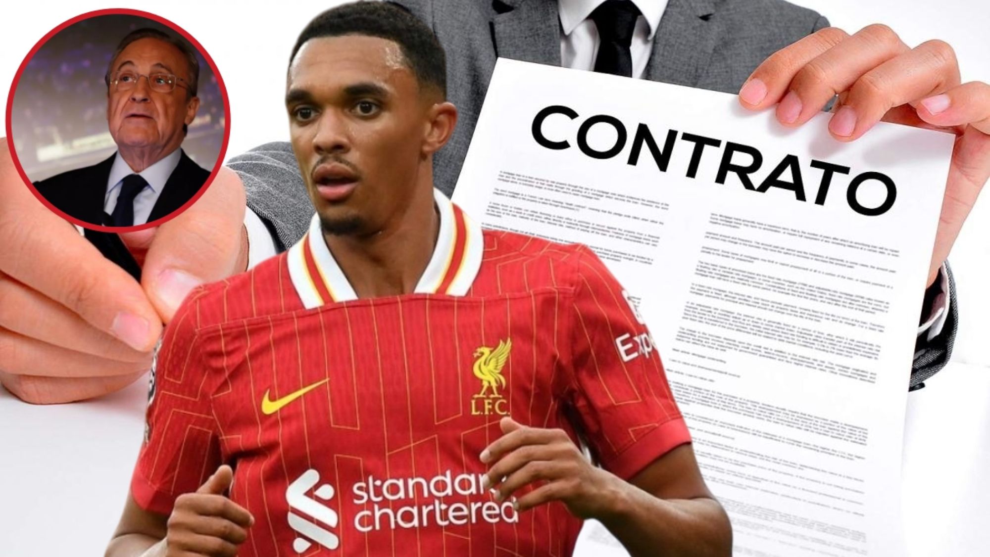 Trent Alexander-Arnold se acerca al Real Madrid, que tenía al lateral derecho como uno de los objetivos prioritarios para reforzarse en 2025.
