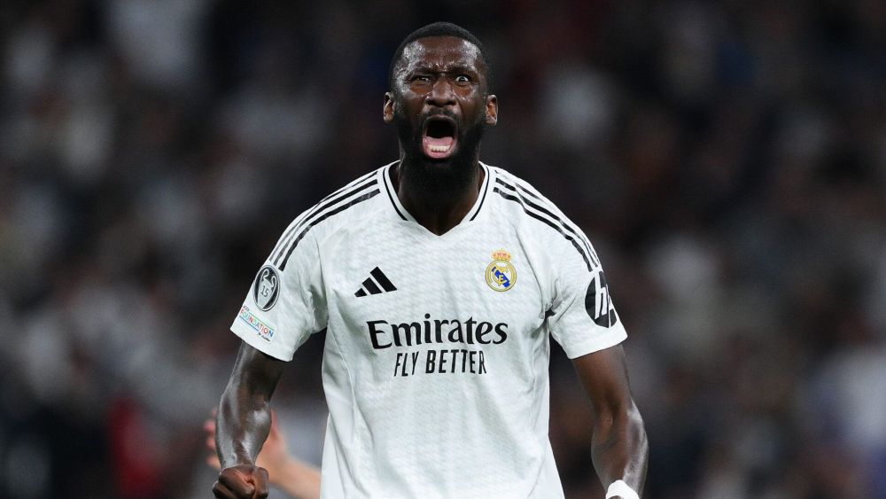 Rüdiger gritando y celebrando Rüdiger gritando y celebrando