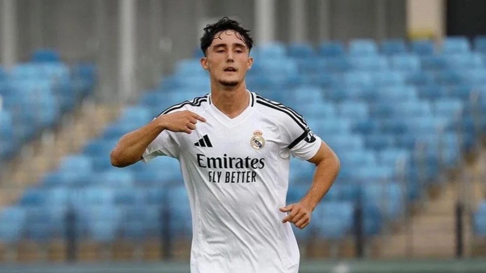Jesús Fortea con el Real Madrid