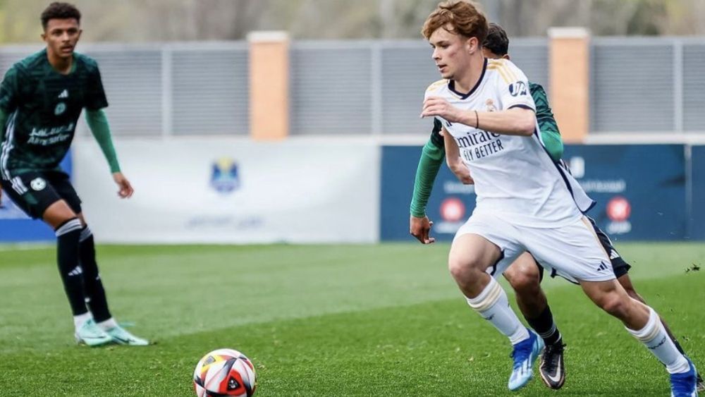 Erik Vázquez, en un partido de la temporada pasada con el Real Madrid. Erik Vázquez, en un partido de la temporada pasada con el Real Madrid.