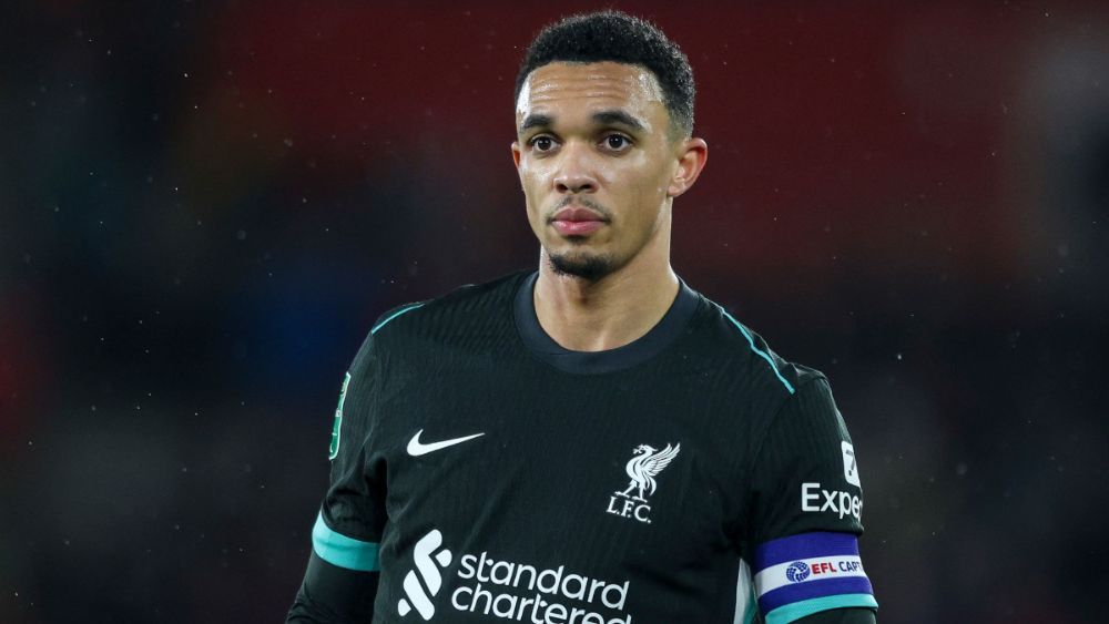 Trent Alexander-Arnold, en un partido reciente con el Liverpool. Trent Alexander-Arnold, en un partido reciente con el Liverpool.