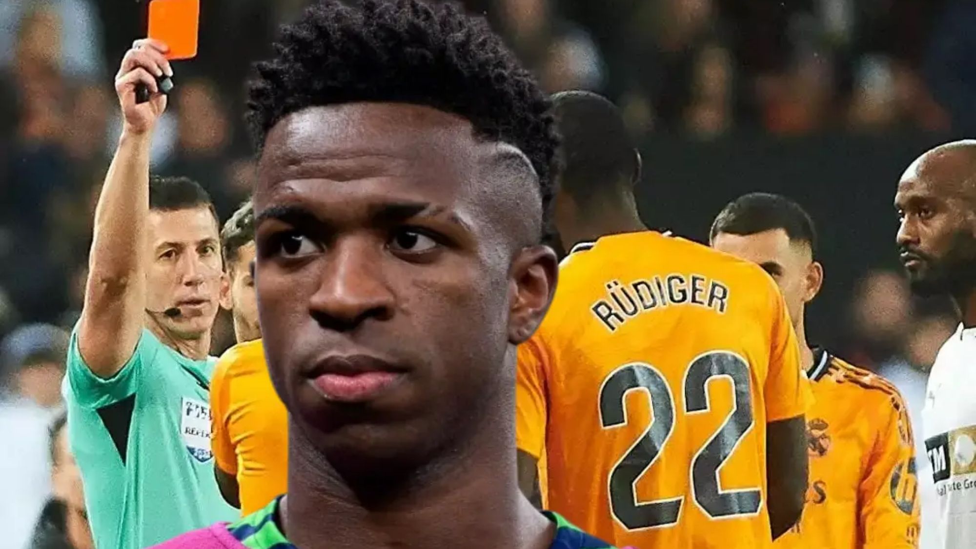 Vinicius se enfrenta a una sanción de entre dos y hasta 12 partidos tras su expulsión en Mestalla ante el Valencia y en el Madrid no están muy tranquilos al respecto. Vinicius se enfrenta a una sanción de entre dos y hasta 12 partidos tras su expulsión en Mestalla ante el Valencia y en el Madrid no están muy tranquilos al respecto.