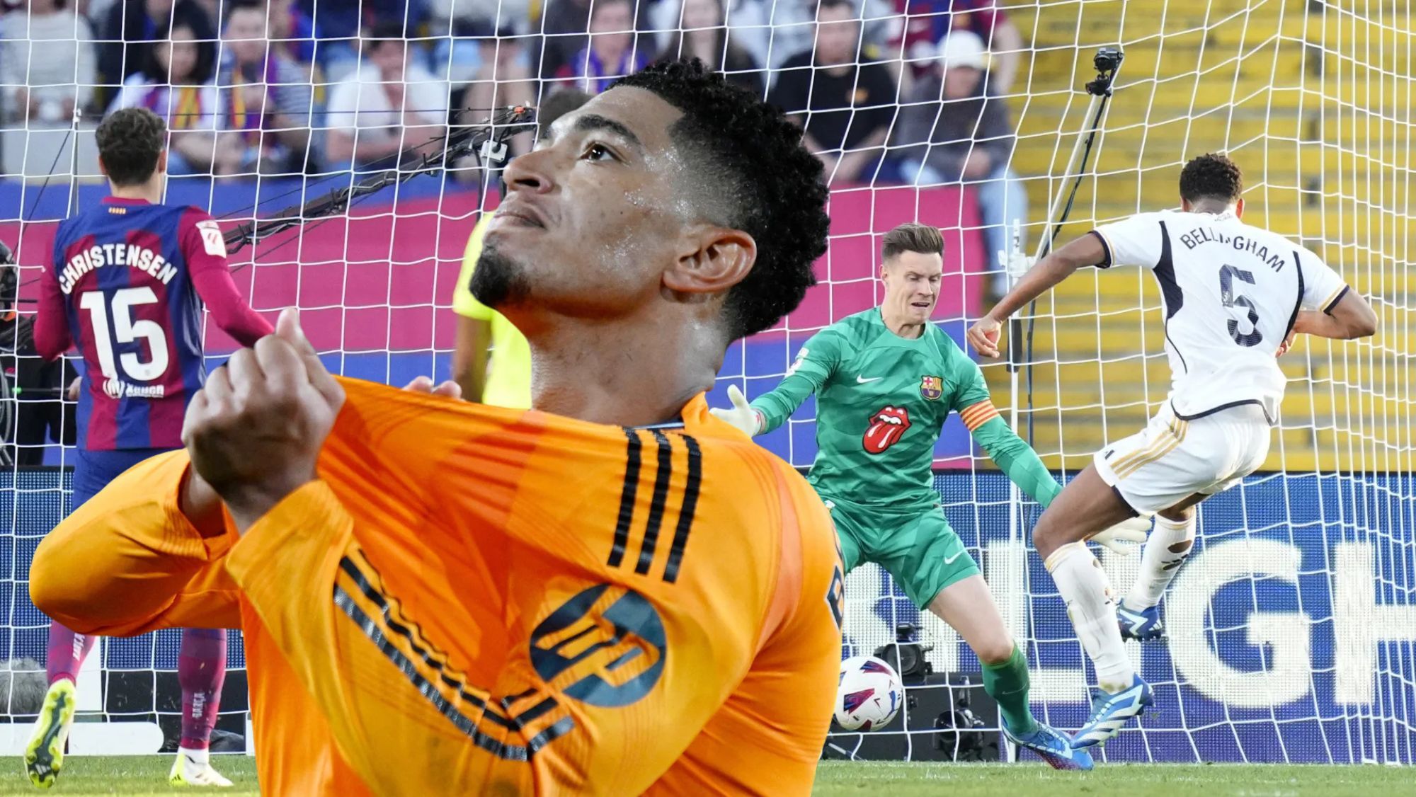 Bellingham celebrando gol Mestalla