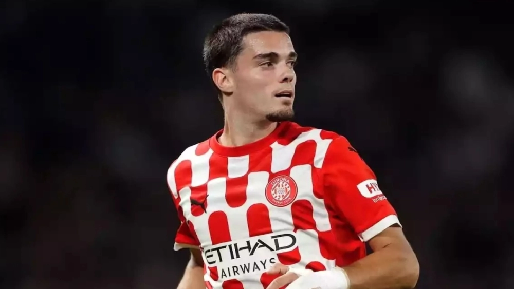 Miguel Gutiérrez con el Girona Miguel Gutiérrez con el Girona