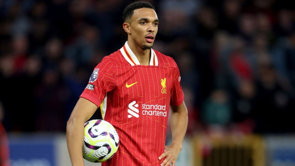 Trent Alexander-Arnold, en un partido de Premier League con el Liverpool durante esta temporada. Trent Alexander-Arnold, en un partido de Premier League con el Liverpool durante esta temporada.