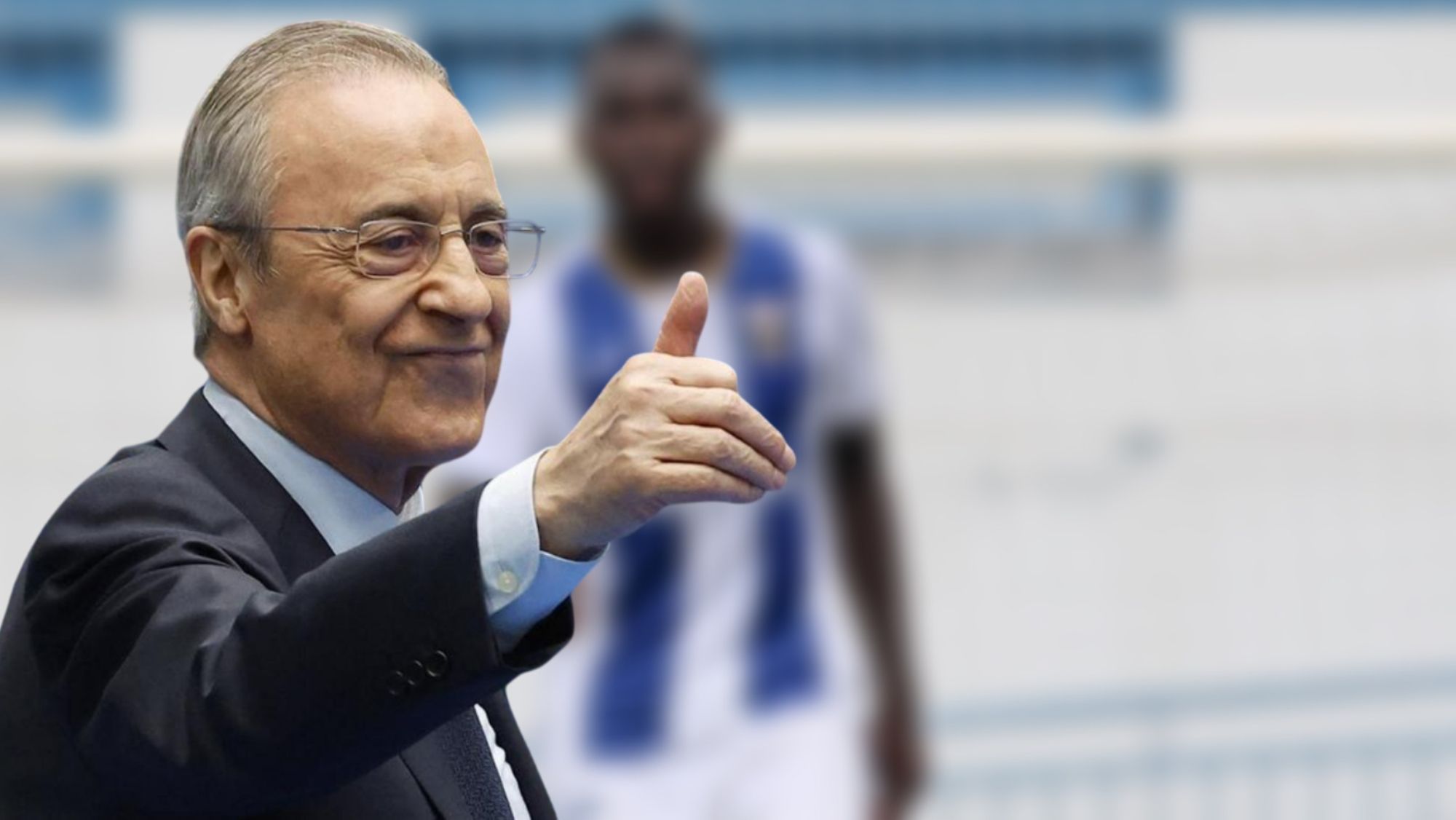 Florentino Pérez firma el primer fichaje del Real Madrid en esta ventana invernal de traspasos.