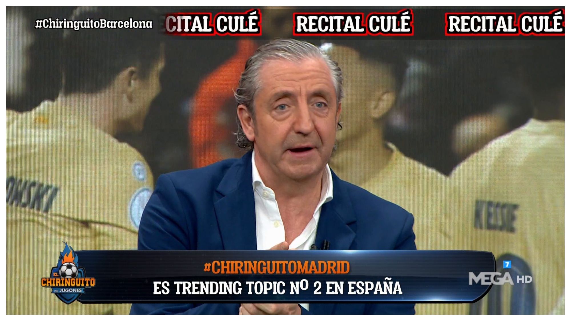 Josep Pedrerol en El Chiringuito