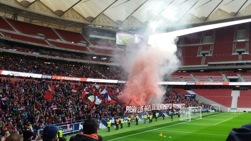 Frente Atlético en el Metropolitano
