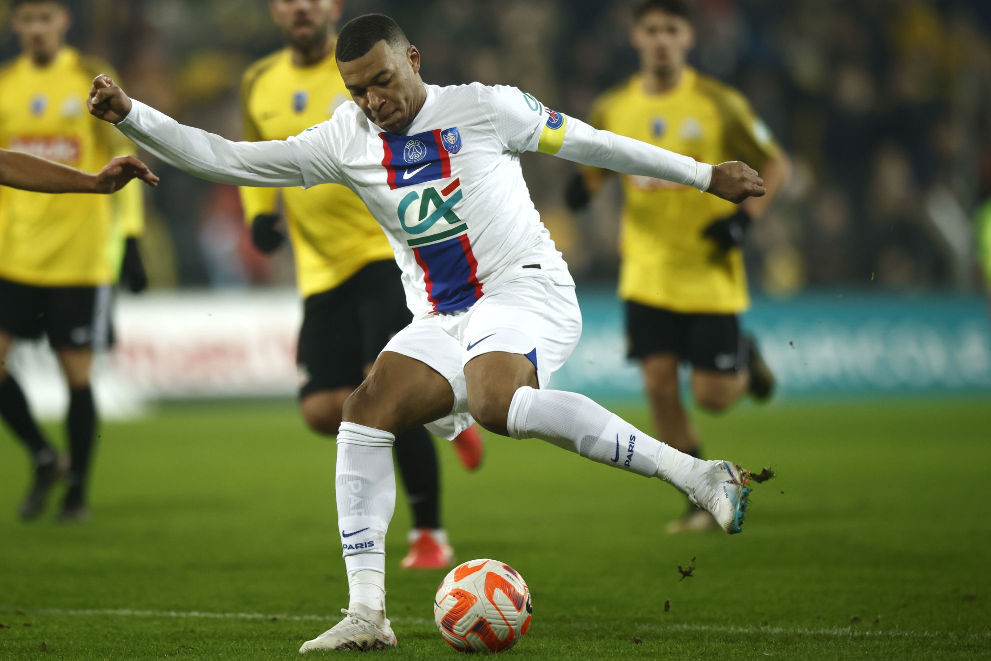 Kylian Mbappé con el PSG
